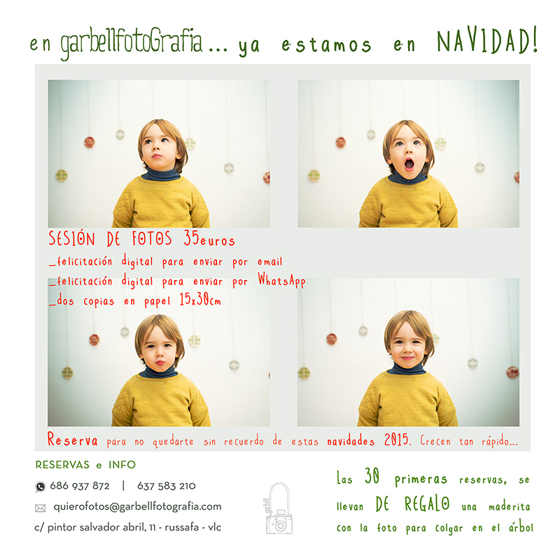 felicitaciones navideñas garbellfotoGrafia